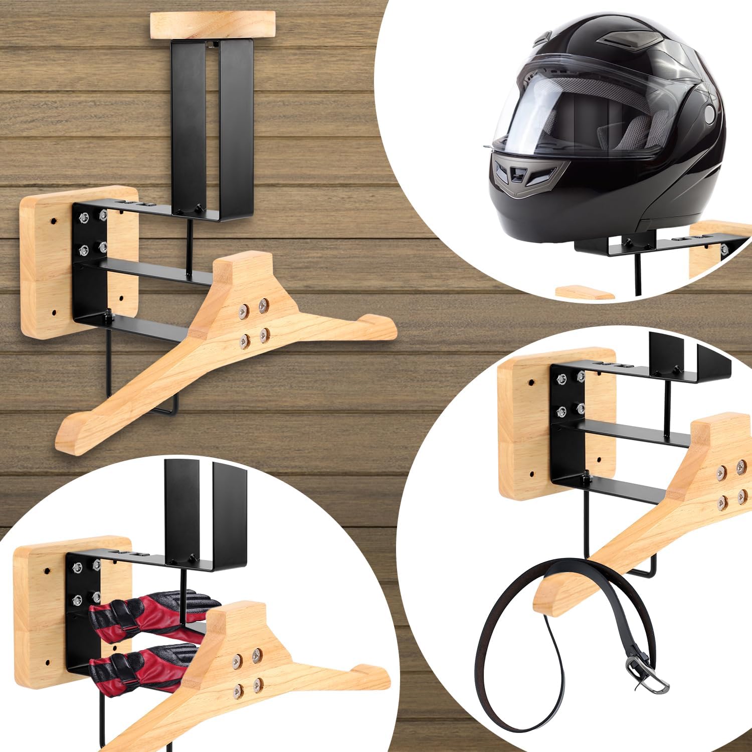Ahşap Motosiklet Kask Tutucu D - Sports Equipment Storage incelemesi ve fiyatı