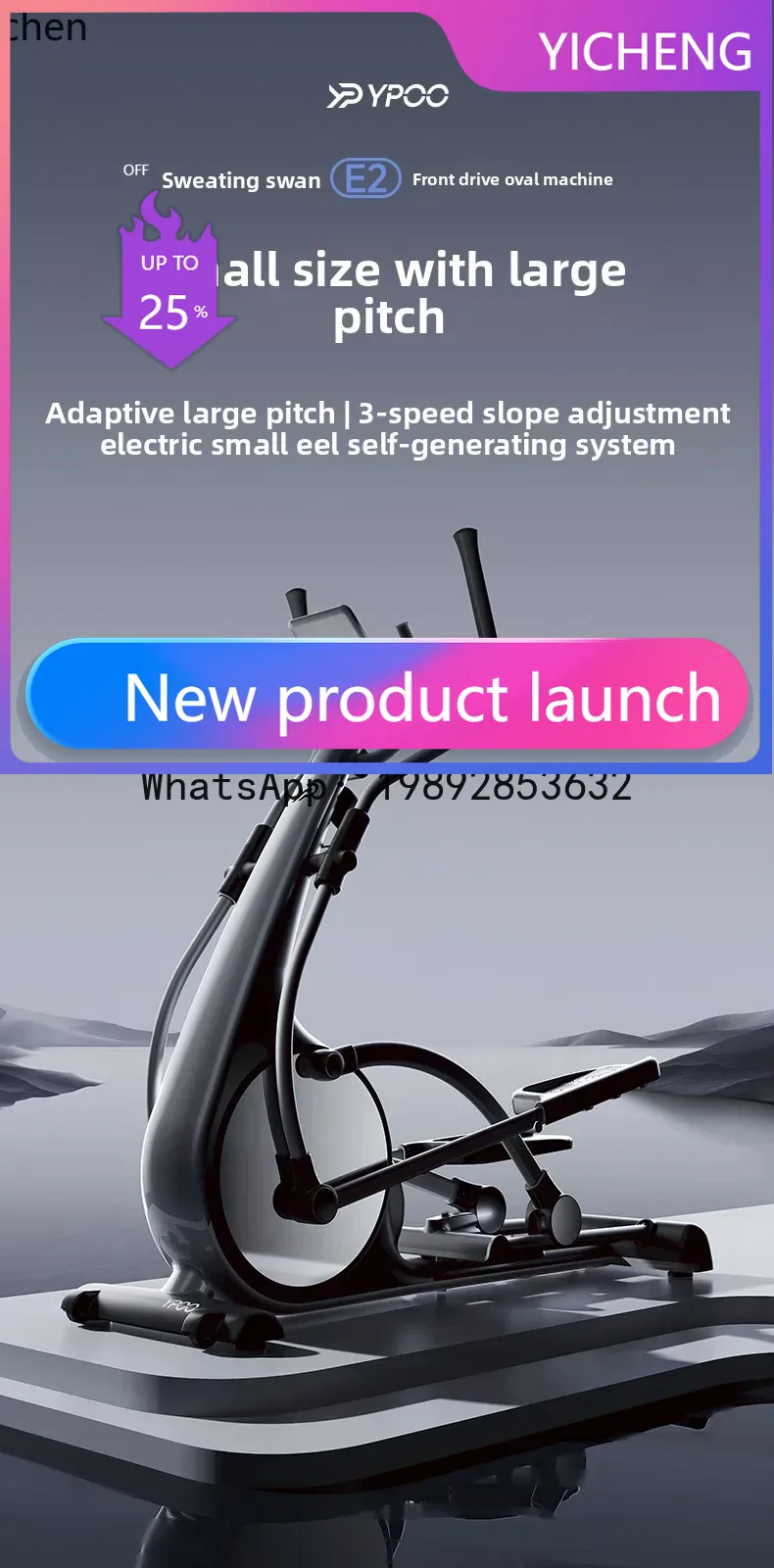 X-30 eliptik bisiklet ev tipi  - Xin Sports Equipment incelemesi ve fiyatı
